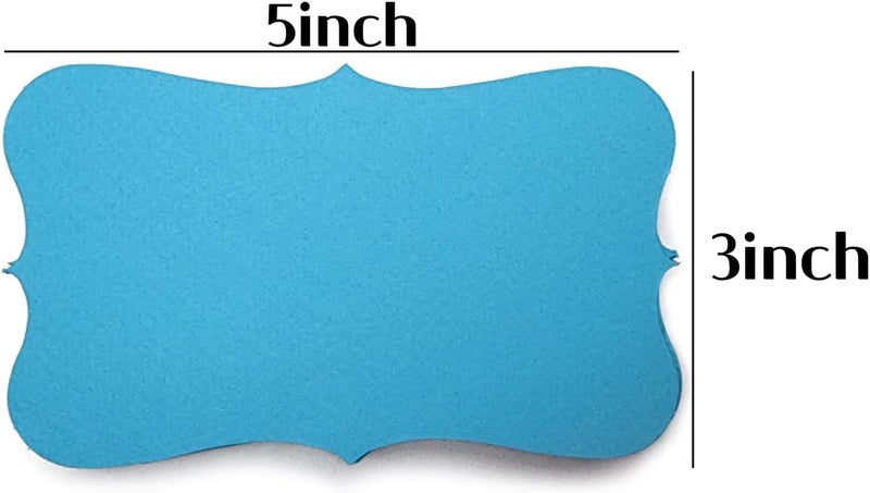 PPAPPAPPIYO 3x5 index card/Set of 72 Blank index cards 180gsm (BLUE) - Image 2